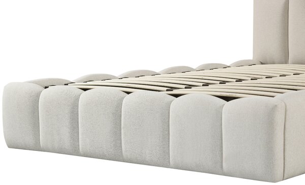 ČALÚNENÁ POSTEĽ, 140/200 cm, krémová Livetastic - Online Only spálne, Online Only