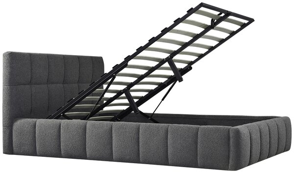 ČALÚNENÁ POSTEĽ, 140/200 cm, sivá Livetastic - Online Only spálne, Online Only