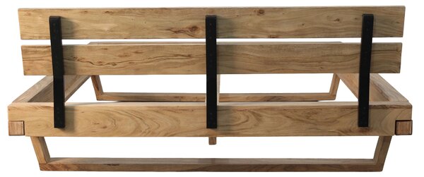 TRÁMOVÁ POSTEĽ, 180/200 cm, prírodná farba MID.YOU - Online Only spálne, Online Only