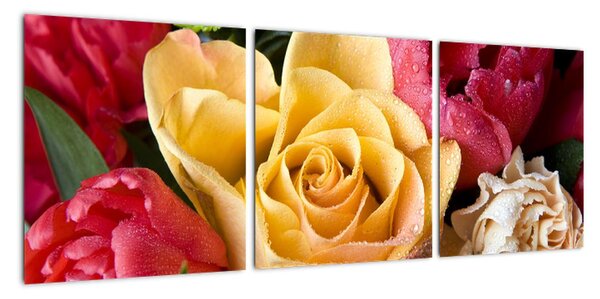 Obrazy kvetiny (Obraz 90x30cm)