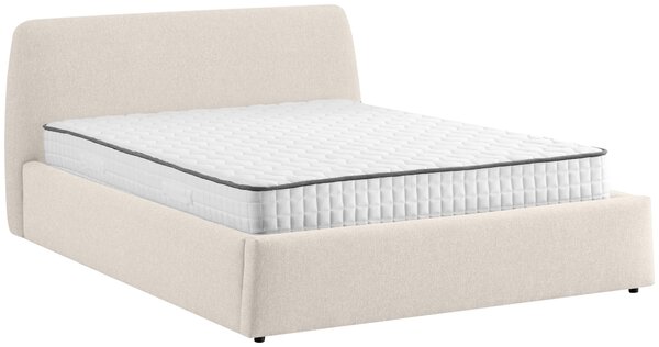 ČALÚNENÁ POSTEĽ, 140/200 cm, krémová Livetastic - Online Only spálne, Online Only