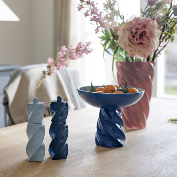 Mlynček na soľ a korenie Riley Blue – set 2 ks