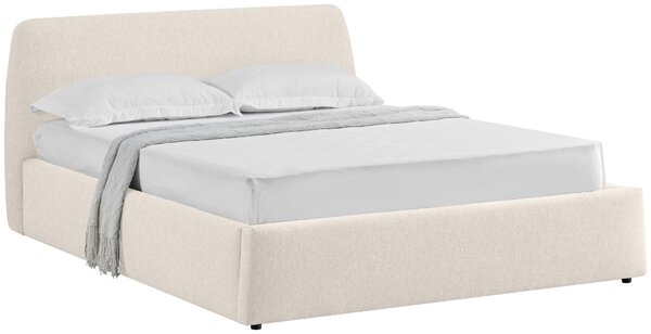 ČALÚNENÁ POSTEĽ, 140/200 cm, krémová Livetastic - Online Only spálne, Online Only