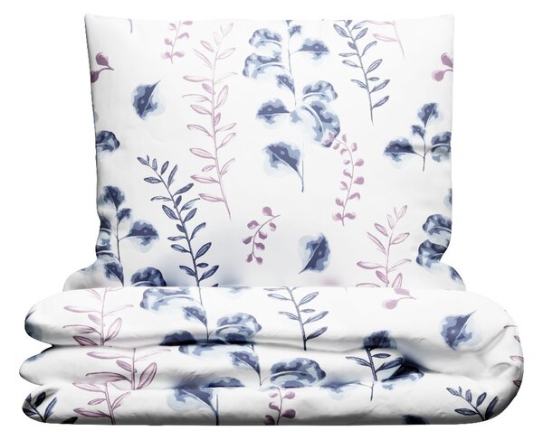 GRUND EUCALITPA - Obliečky modré Rozmer: 135x200+80x80 cm