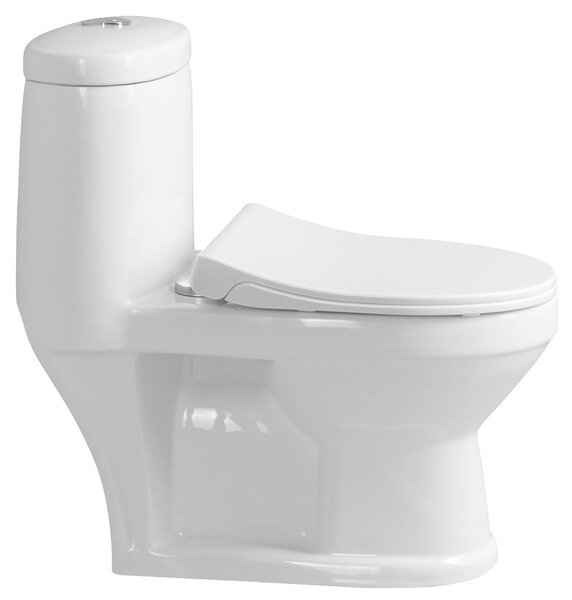 Aqualine Aqualine, PETIT detské WC kombi, zadný/spodný odpad, biela, PT520