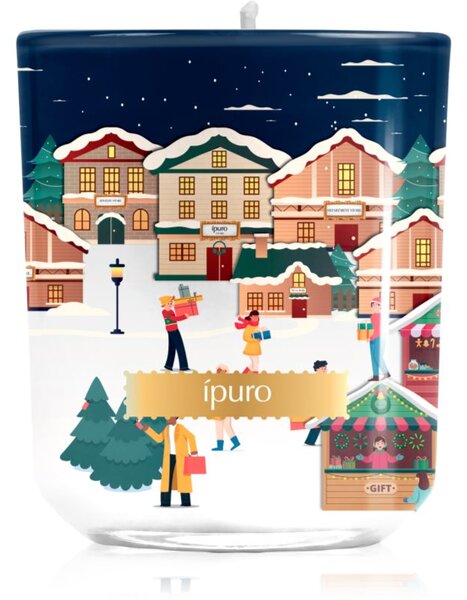 Ípuro Christmas Town Festive Rush vonná sviečka s vekom 270 g