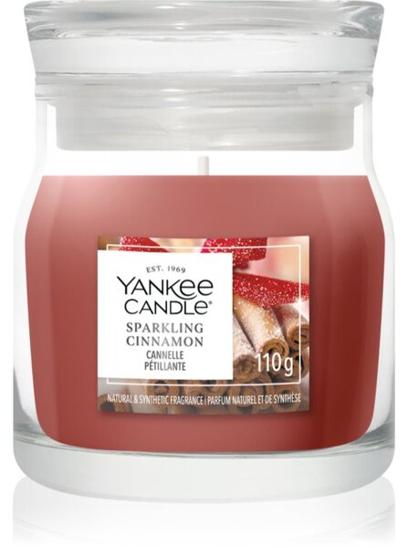 Yankee Candle Sparkling Cinnamon vonná sviečka Signature 110 g