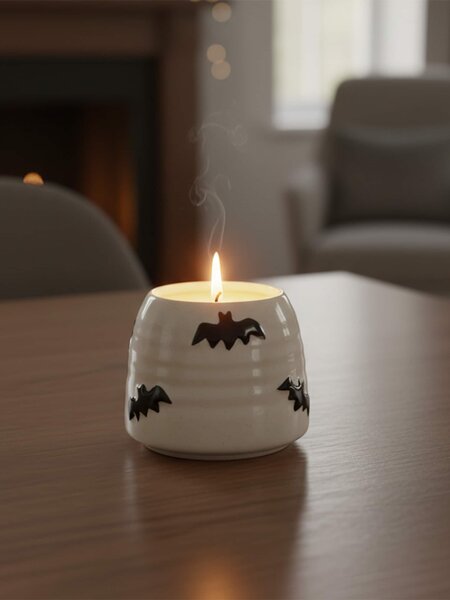 Sinsay - Voňavá sviečka Pumpkin cream brule - krémová