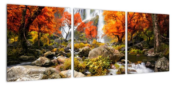 Jesenná krajina, obraz (Obraz 90x30cm)