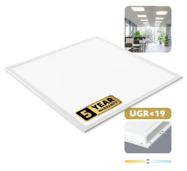 LED Podhľadový panel DAVRO LED/40W/230V 4000K UGR<19 59,5x59,5 cm biela
