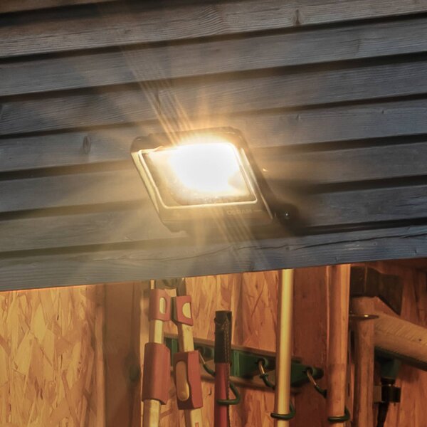 LEDVANCE Endura Floodlight LED reflektor 50W, Čierna, Hliník, Moderný, Vonkajše bodové svietidlo / bodateľné do zeme