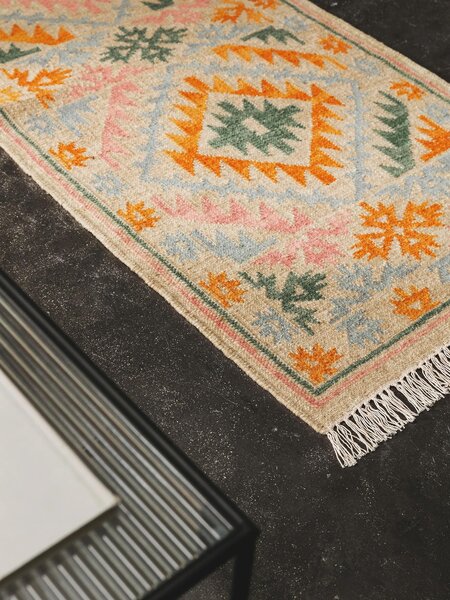 MOOD SELECTION Kelim Zohra Multicolour/Beige - koberec