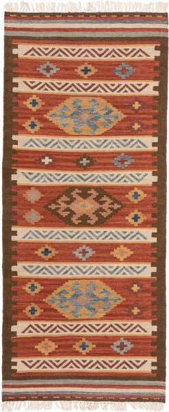 MOOD SELECTION Kelim Zohra Multicolour/Red - koberec
