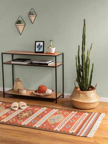 MOOD SELECTION Kelim Zohra Multicolour/Red - koberec