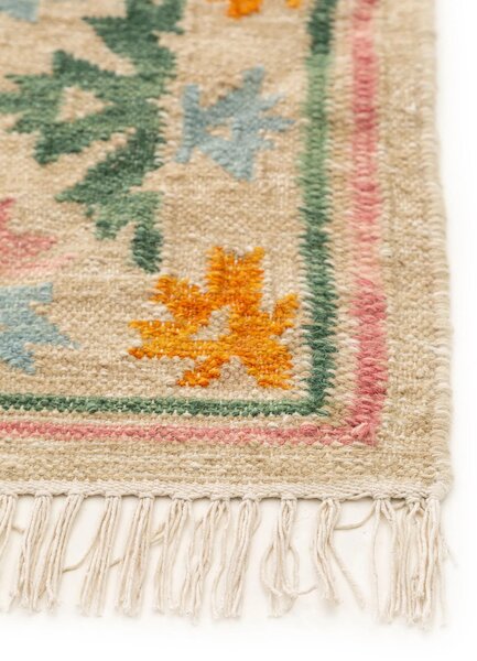 MOOD SELECTION Kelim Zohra Multicolour/Beige - koberec