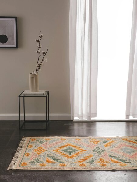 MOOD SELECTION Kelim Zohra Multicolour/Beige - koberec