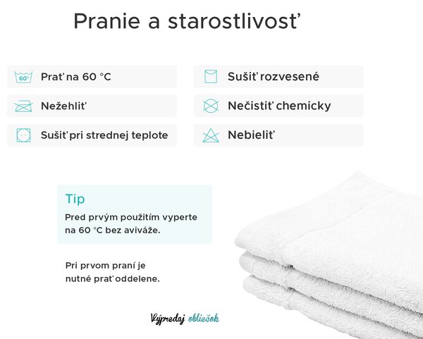 Uterák Classic malý hnedý 30x50 cm, 100% bavlna