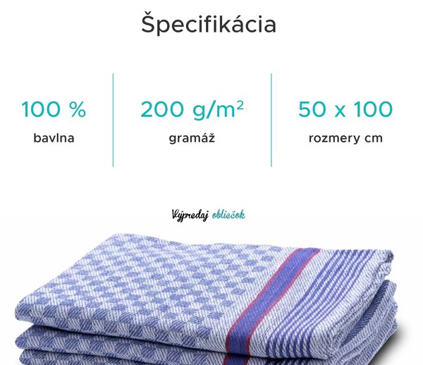 Pracovný uterák TOM 50 x 100 cm, 100% bavlna