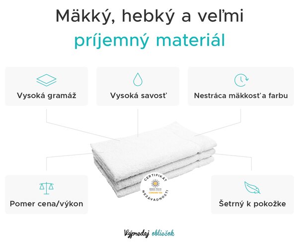 Uterák Classic malý hnedý 30x50 cm, 100% bavlna