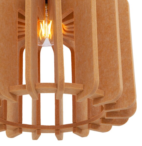 Retro závesná lampa oranžová - Felt