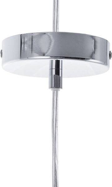 Závesná lampa priehľadná sklo guľové tienidlo na strop moderný štýl obývacia izba jedáleň