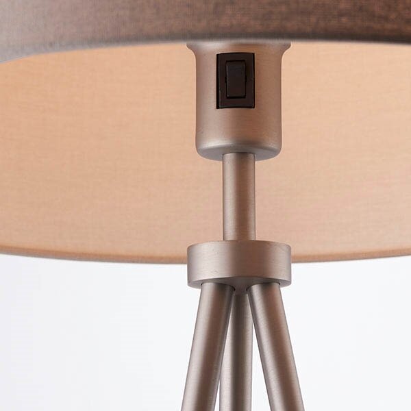 Endon 66987 - Stojacia lampa TRI 1xE27/60W/230V béžová