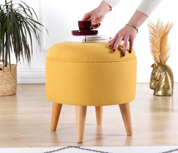 Taburet PIXI pr. 40 cm žltý
