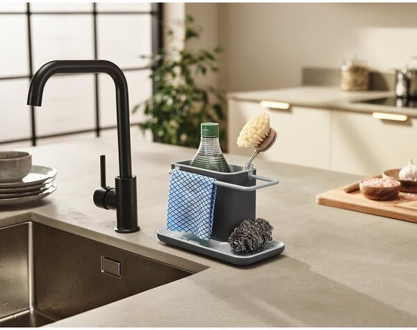 Sivý stojan na umývacie prostriedky Joseph Joseph Caddy Sink Tidy