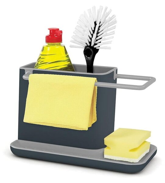 Sivý stojan na umývacie prostriedky Joseph Joseph Caddy Sink Tidy