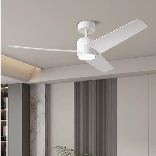 ZEVENTI - LED stropný ventilátor ORVIETO LED/18W/230V Wi-Fi Tuya biela + DO