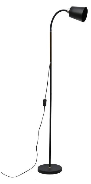 Stojacia lampa 1xE27/40W/230V čierna