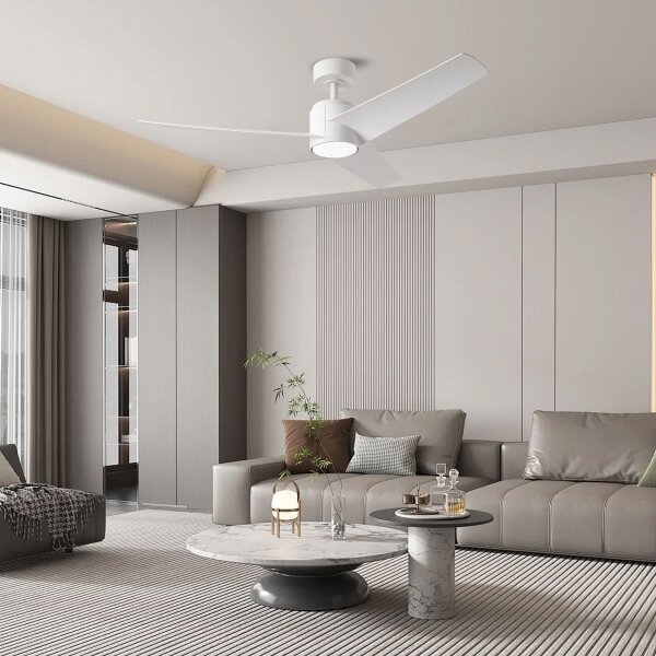 ZEVENTI - LED stropný ventilátor ORVIETO LED/18W/230V Wi-Fi Tuya biela + DO