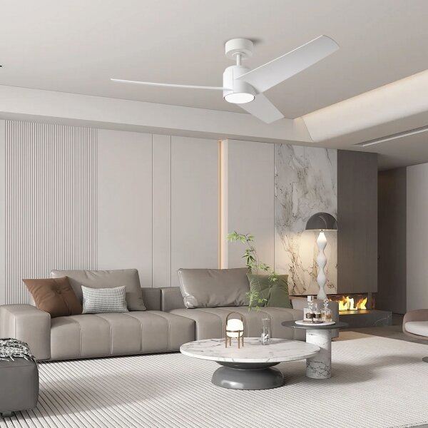 ZEVENTI - LED stropný ventilátor ORVIETO LED/18W/230V Wi-Fi Tuya biela + DO