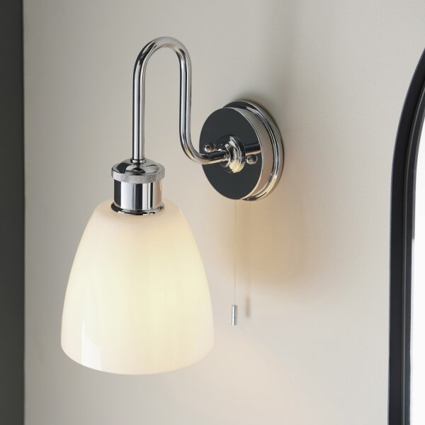 Endon 95506 -Kúpeľňové nástenné svietidlo PIPER 1xE27/10W/230V IP44 lesklý chróm