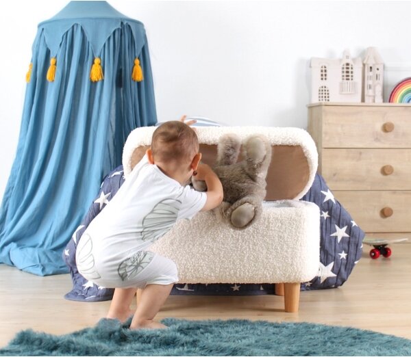 Taburet PIXI 37x61 cm, biely