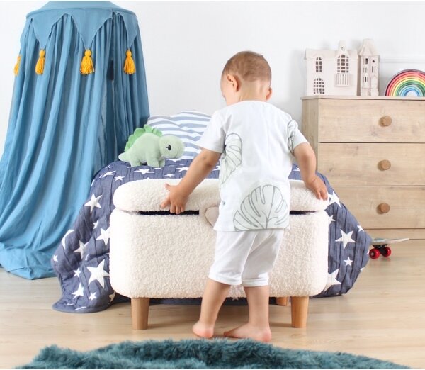 Taburet PIXI 37x61 cm, biely