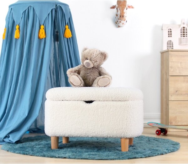 Taburet PIXI 37x61 cm, biely
