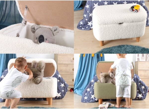 Taburet PIXI 37x61 cm žltý
