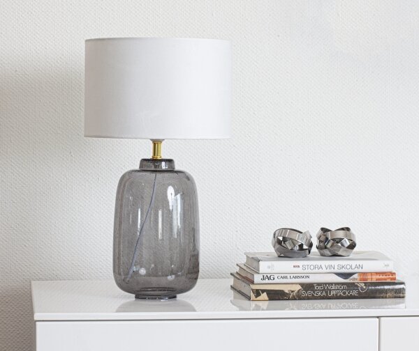 Cottex 8000110-4505 - Stolová lampa BLAKE 1xE27/8W/230V sivá
