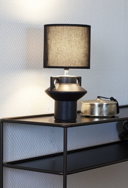 Cottex 8000140-4000 - Stolová lampa MATEO 1xE14/8W/230V čierna