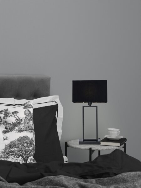 Cottex B2821SV - Stolná lampa KENSINGTON 1xE14/40W/230V čierna