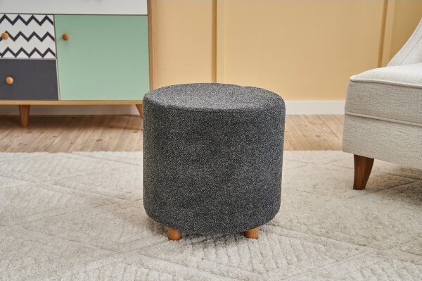 Taburet KIMA priemer 40 cm antracit