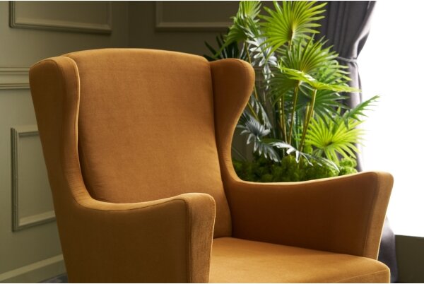 Kreslo ušiak NUPI žlté