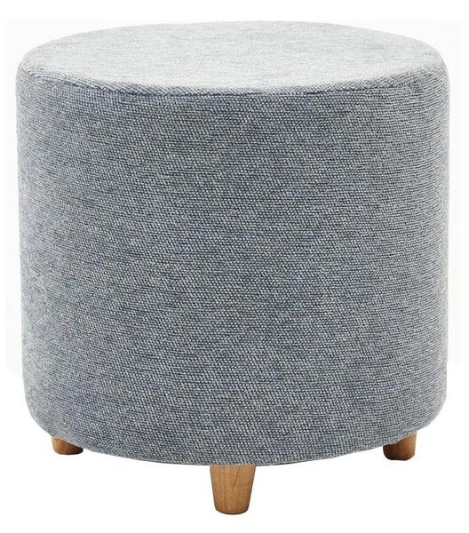 Taburet KIMA, priemer 40 cm, sivý