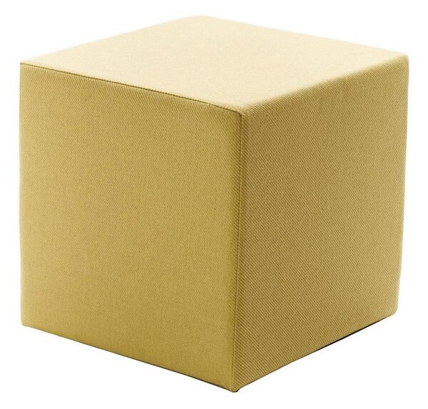 Taburet CUBI 40x40 cm žltý