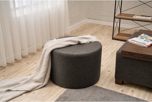 Taburet RABO priemer 58 cm antracitový
