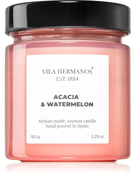 Vila Hermanos Apothecary Rose Acacia & Watermelon vonná sviečka 150 g