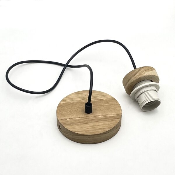 Brilagi - LED Luster na lanku ANTHONY 1xE27/60W/230V dub/čierna