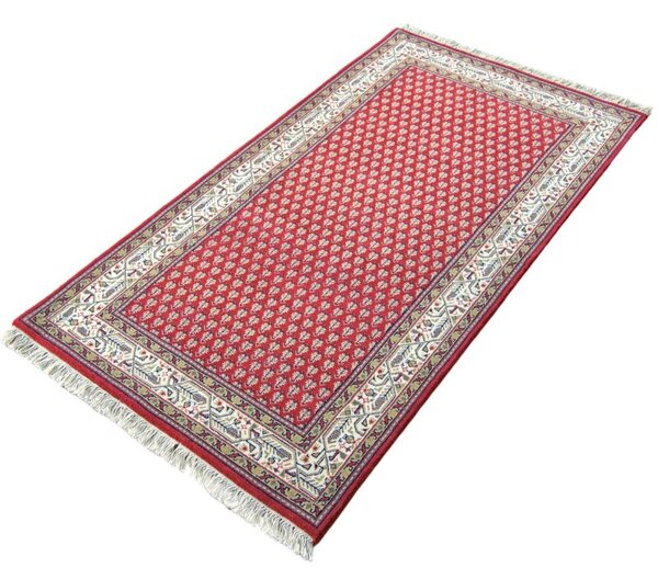 Červený vlnený koberec Laxmi Super ASS rot 0,60 x 0,90 m
