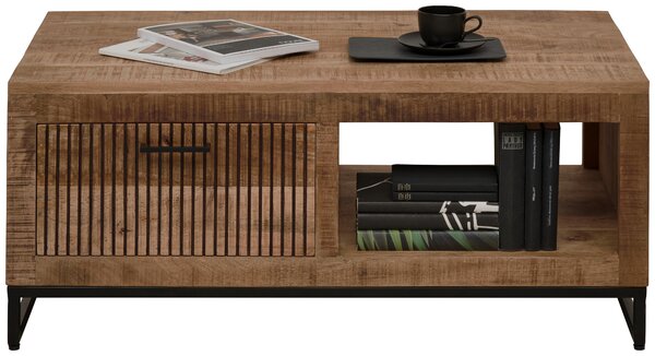 KONFERENČNÝ STOLÍK, prírodná farba, drevo, 110/60/45 cm Carryhome - Stolíky do obývačky